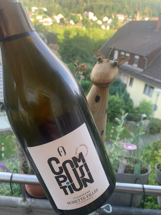 The label of the Composition from Oudiette & Filles whic has lanolinaromas.