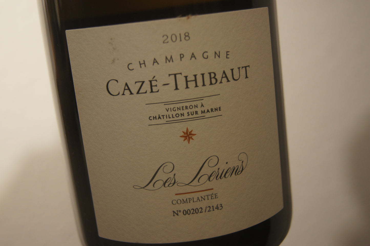 Caze-Thibaut 'Les Leriens' Extra Brut 2018 Assaggi-Weinhandel