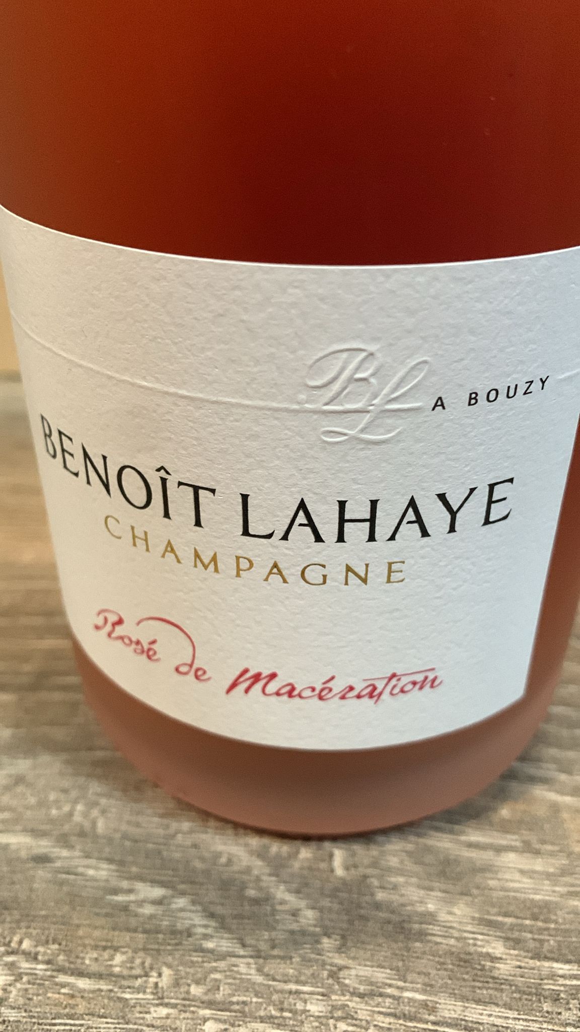 Champagne Benoit Lahaye Rosé de Macération Extra-Brut