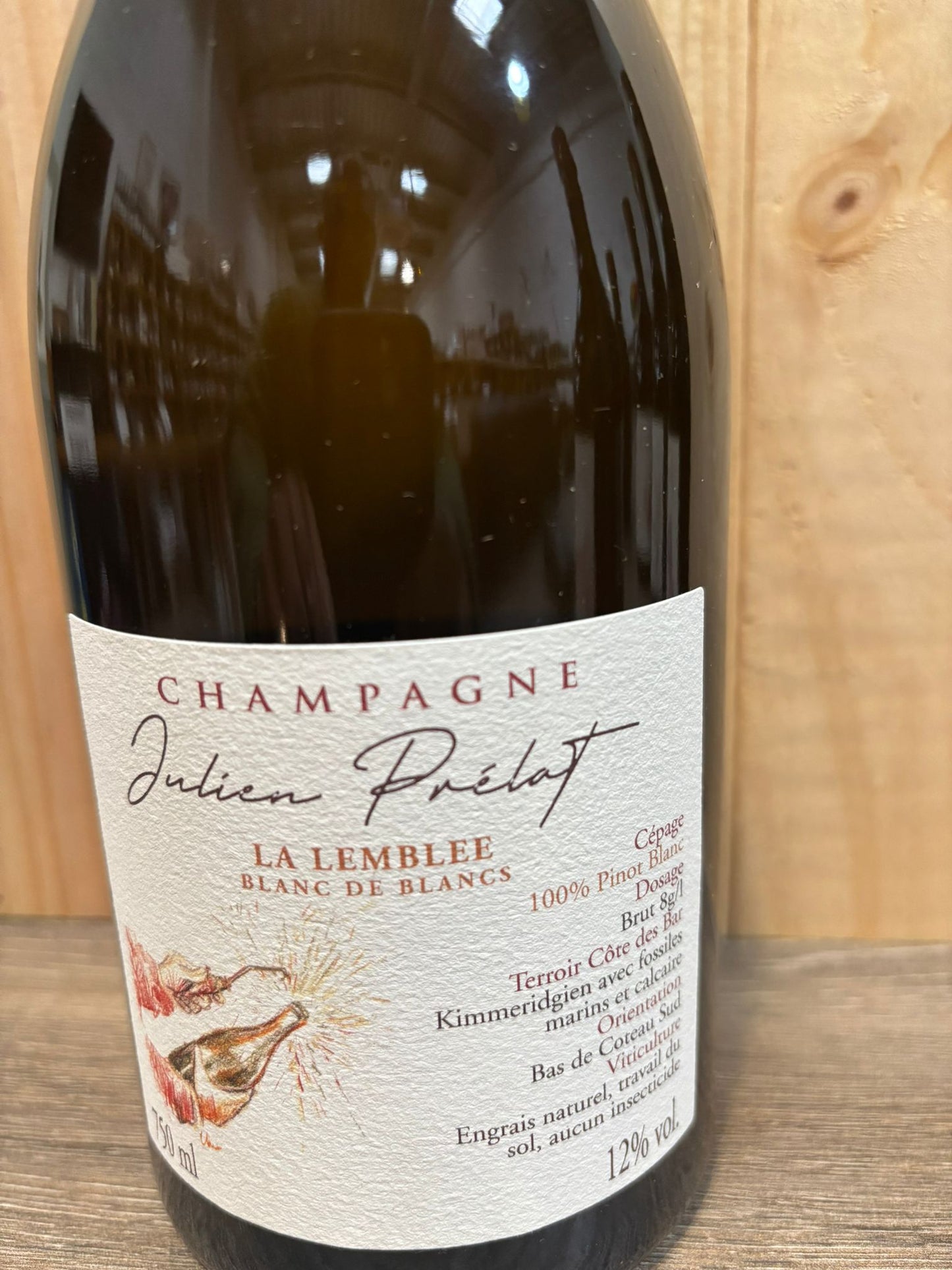 Champagne Julien Prelat Blanc de Blancs Pinot Blanc extra brut La Lemblee