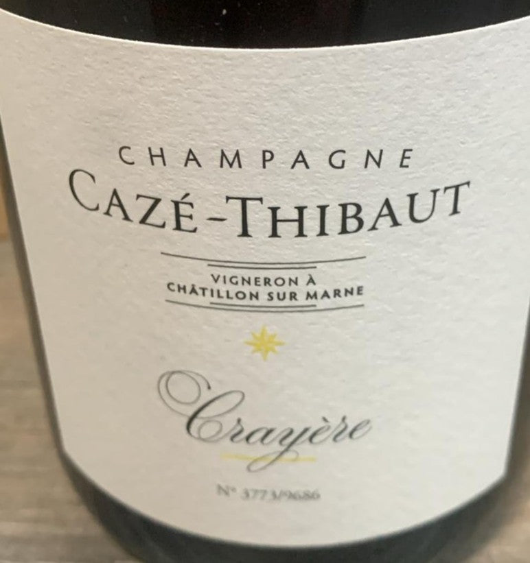 Champagne Cazé-Thibaut – Crayère Brut Nature
