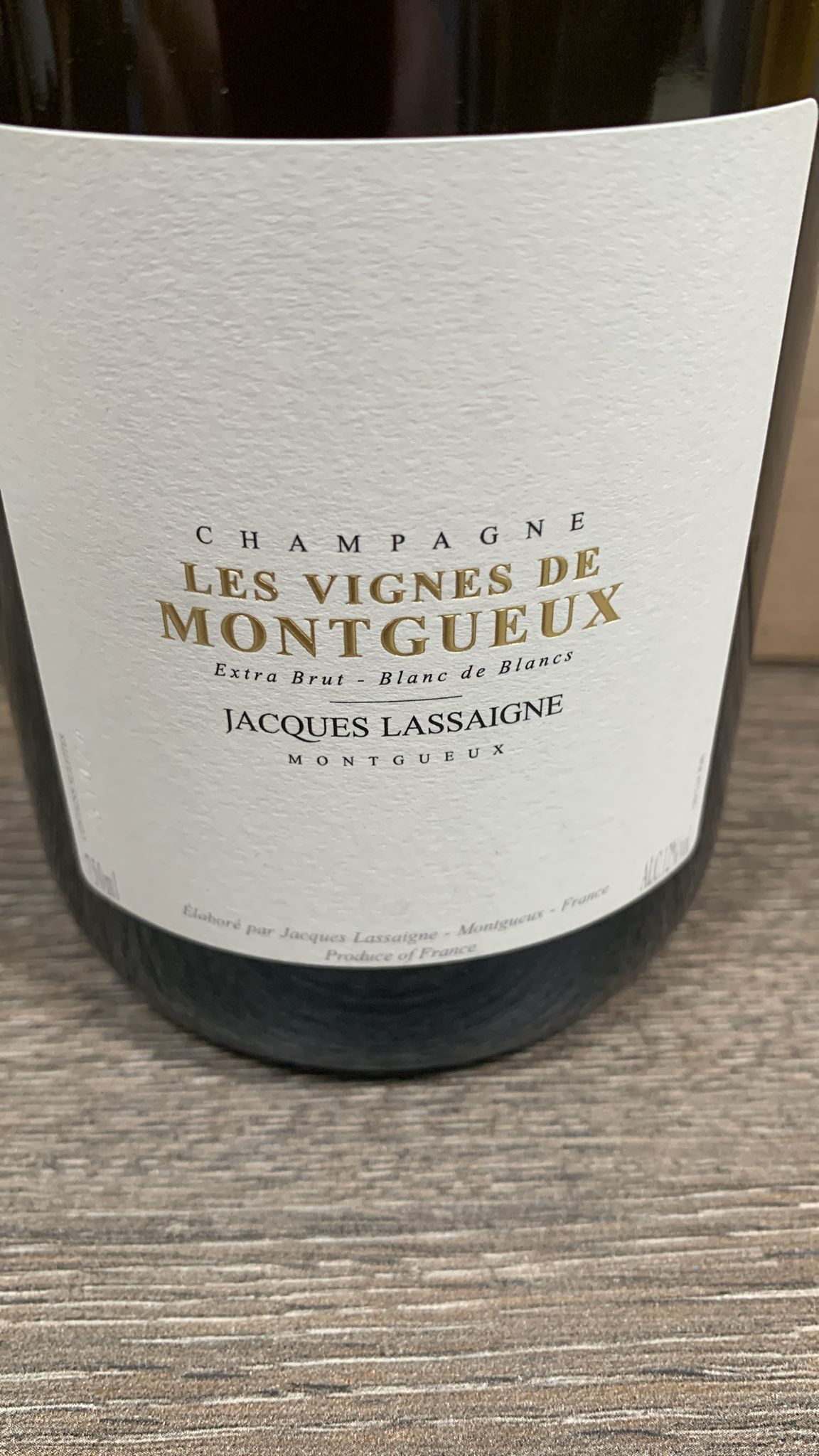 Champagne Jacques Lassaigne Les Vignes de Montgueux Extra Brut