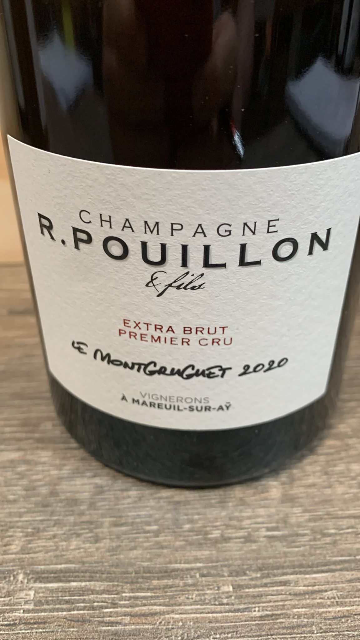 Champagne R. Pouillon – Le Montgruguet 2020 (Premier Cru Extra-Brut)