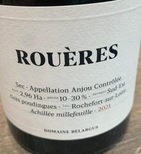 Domaine Belargus – Rouères 2021 Anjou Sec