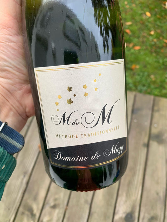 Domaine de Muzy – M de M Brut (6 Flaschen), Schaumwein aus Lorraine, Methode Traditionnelle, fruchtbetont und komplex.