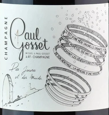 Paul Gosset Brut Nature Des Jours et de Muids