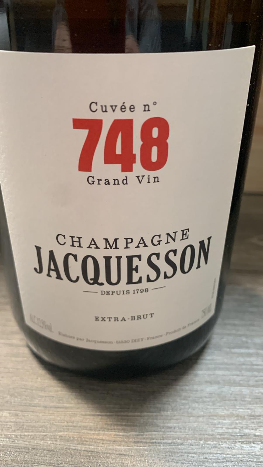 Jacquesson Cuvée 748 Extra Brut