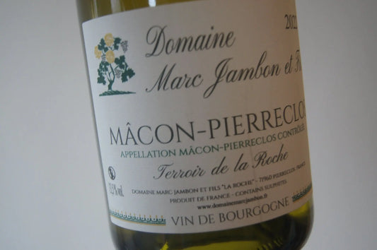 Marc Jambon Mâcon-Pierreclos Terroir de la Roche 2022 Assaggi-Weinhandel