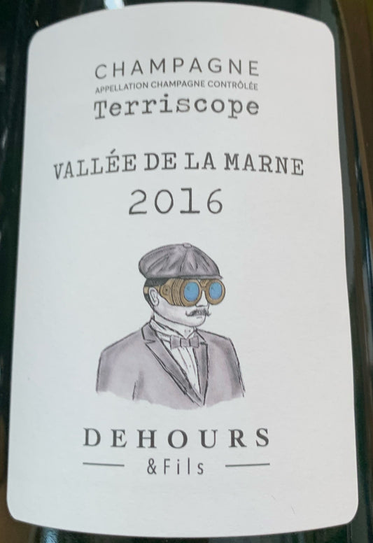 Karte der Champagne mit ironischer Überschrift „Hier beginnt das Umdenken“.