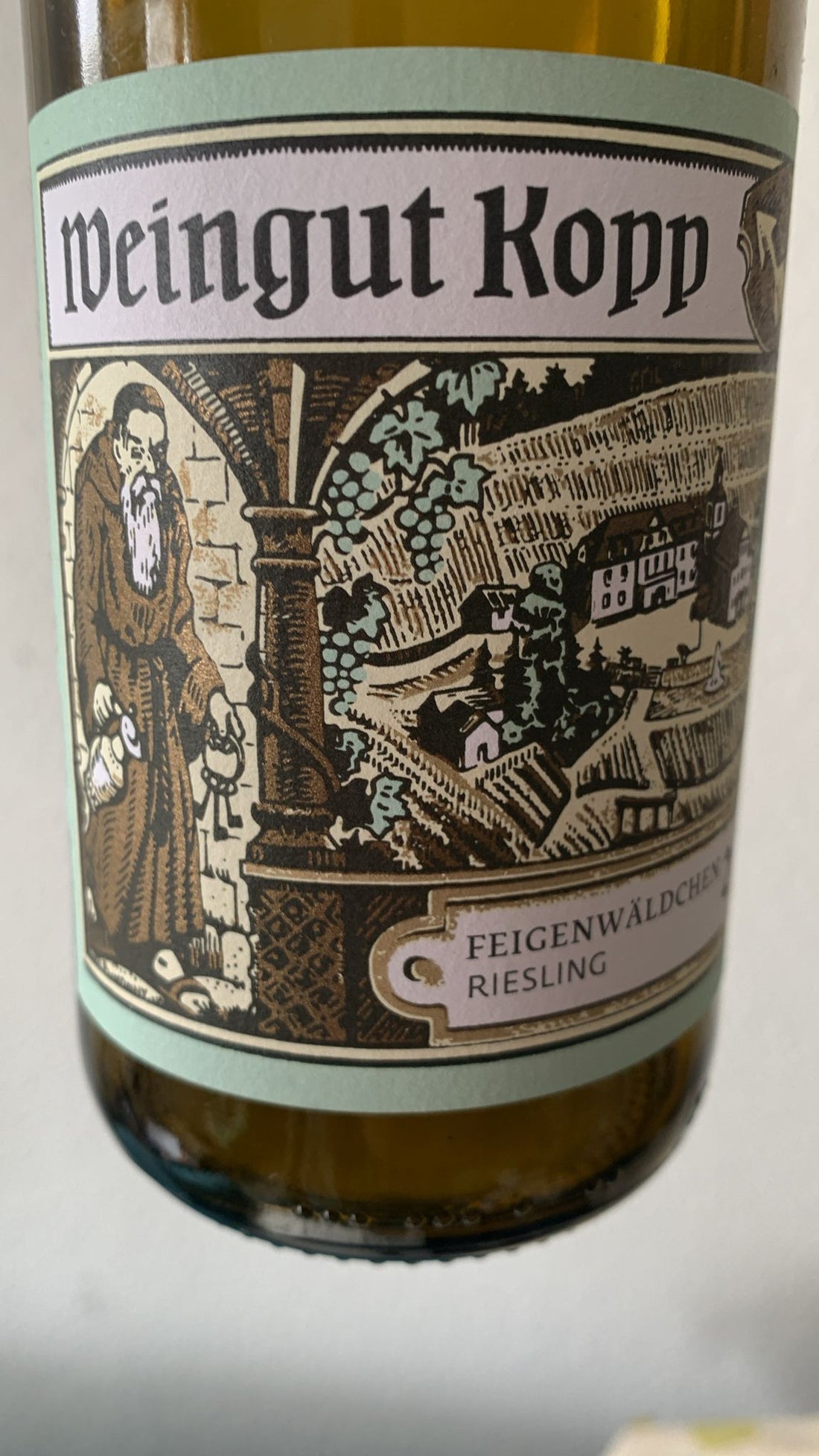 Blick auf die Feigenwald Rieslinglage bei Baden-Baden