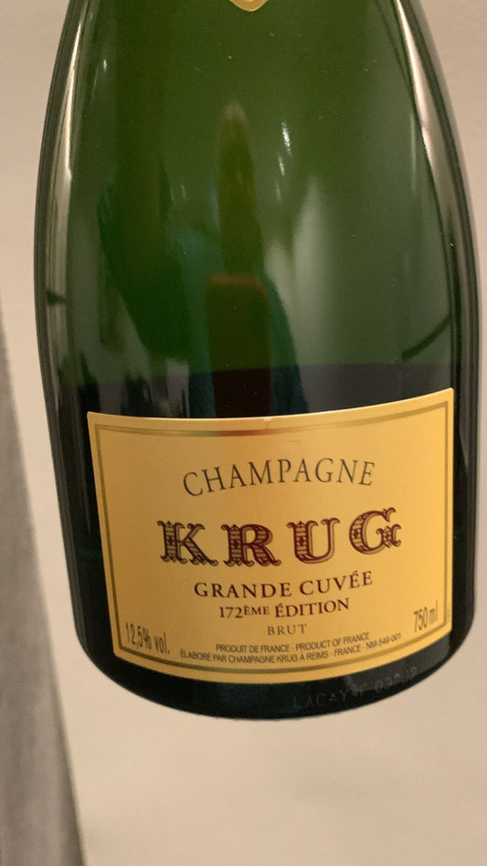 Krug Grande Cuvée 172ème Édition – Symbol für strukturierte Tiefe, präzise Assemblage und zeitliche Vielschichtigkeit im Champagnerbau.