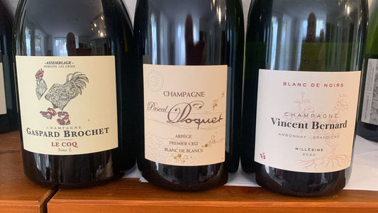 Flasche Winzer-Champagner – handwerklich erzeugt, Terroir-geprägt, authentische Alternative zu großen Marken.