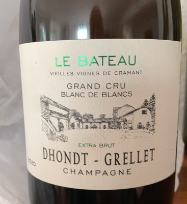 2020 Dhondt-Grellet 'Le Bateau' Cramant Vieilles Vignes Grand Cru Extra Brut