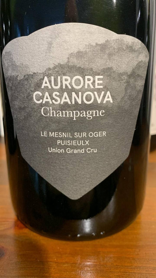 Champagne Aurore Casanova Union Grand Cru Extra Brut aus Le Mesnil-sur-Oger und Puisieulx (Stand: 21.12.2025)