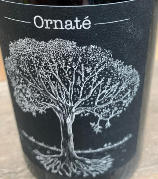Flaschenetikett Bretaudeau Ornaté 2023 – 100 % Merlot von Domaine de Bellevue.