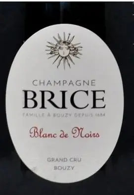 Labe of the Champagne Brice Blanc de Noirs Grand Cru Bouzy