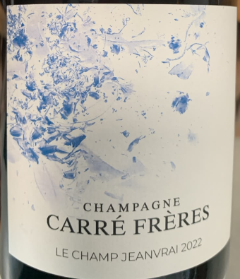 Carré Frères Le Champ Jeanvrai 2022 Premier Cru, 100 % Chardonnay aus Trépail, alte Reben von 1964, Extra Brut
