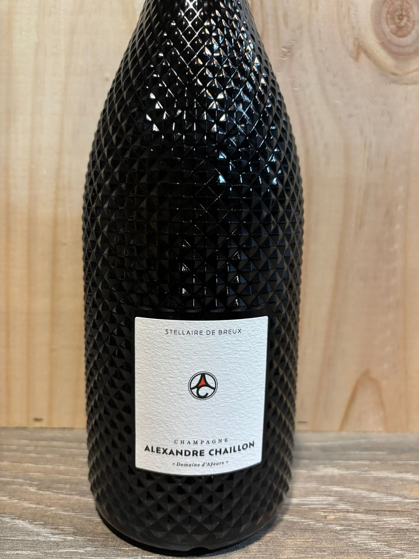 Flasche Champagne Alexandre Chaillon Stellaire de Breux 2020 – Blanc de Blancs Brut Nature, Coteaux Sud d’Épernay, 100 % Chardonnay, 12,5 % vol.