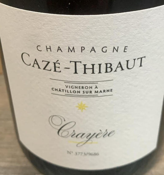 Champagne Cazé-Thibaut – Crayère Brut Nature