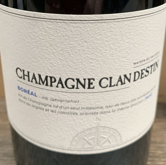 Champagne Clandestin – Récolte 2022 Brut Nature