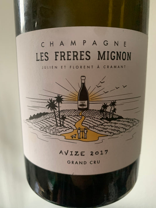 Erfahren Sie mehr über die Herkunft und Parzellen des Champagne Les Frères Mignon Blanc de Blancs Grand Cru Jahrgang 2017