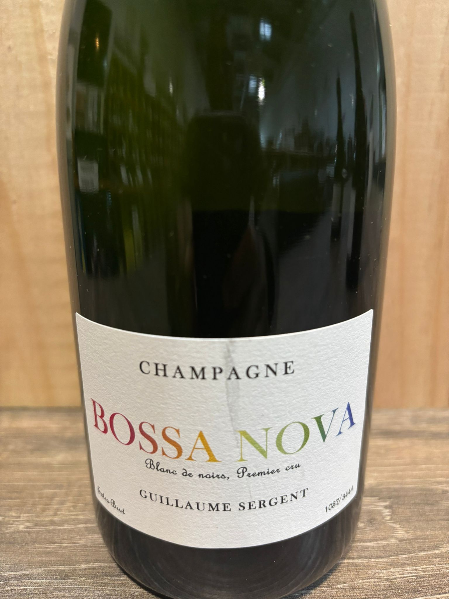 Champagne Guillaume Sergent Bossa Nova Premier Cru Extra Brut – neu Oktober 2025, Pinot Noir & Meunier aus Vrigny, Juli 2025 dégorgiert, 2,5 g/l Dosage.