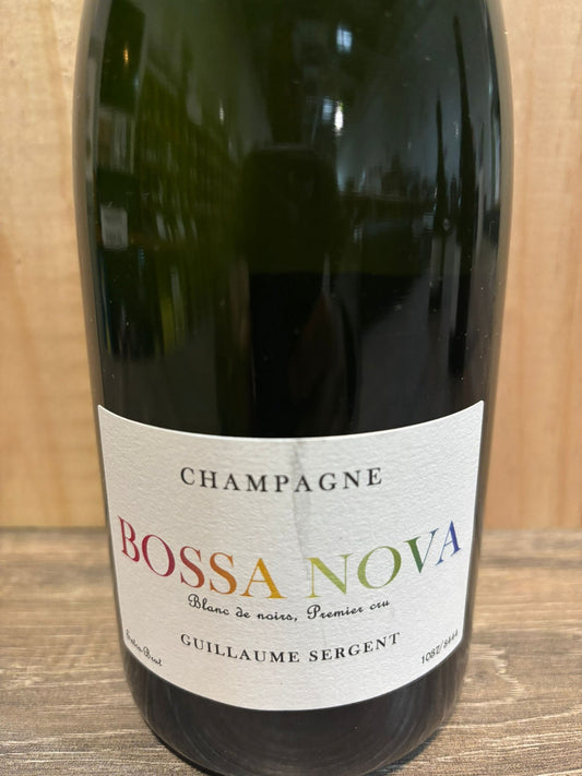 Champagne Guillaume Sergent Bossa Nova Premier Cru Extra Brut – neu Oktober 2025, Pinot Noir & Meunier aus Vrigny, Juli 2025 dégorgiert, 2,5 g/l Dosage.
