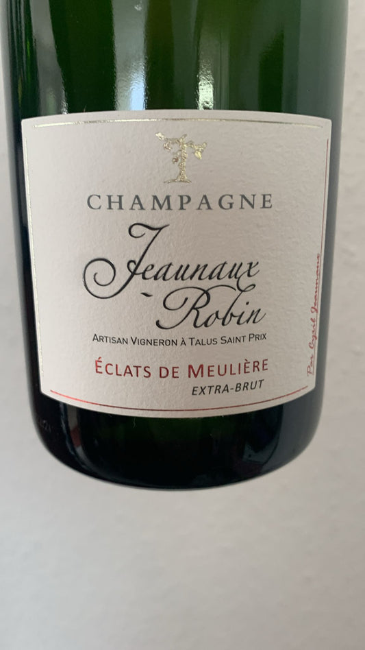 Flasche Champagne Jeaunaux-Robin Éclats de Meulière Extra Brut aus der Côte du Petit Morin