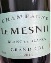 Champagne Le Mesnil Blanc de Blancs Grand Cru 2014 aus Le Mesnil-sur-Oger