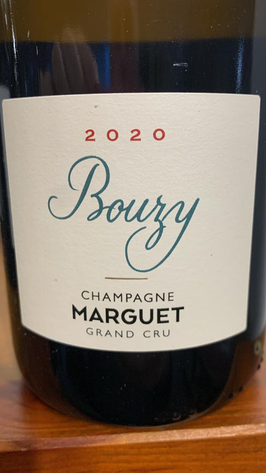 Champagne Marguet Bouzy 2020 Grand Cru – Pinot Noir Brut Nature 13 % vol, biodynamisch, Bouzy Montagne de Reims.