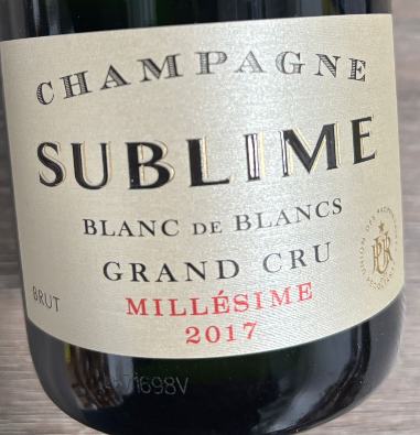 Champagne Sublime Blanc de Blancs Grand Cru Millésime 2017 aus Le Mesnil-sur-Oger