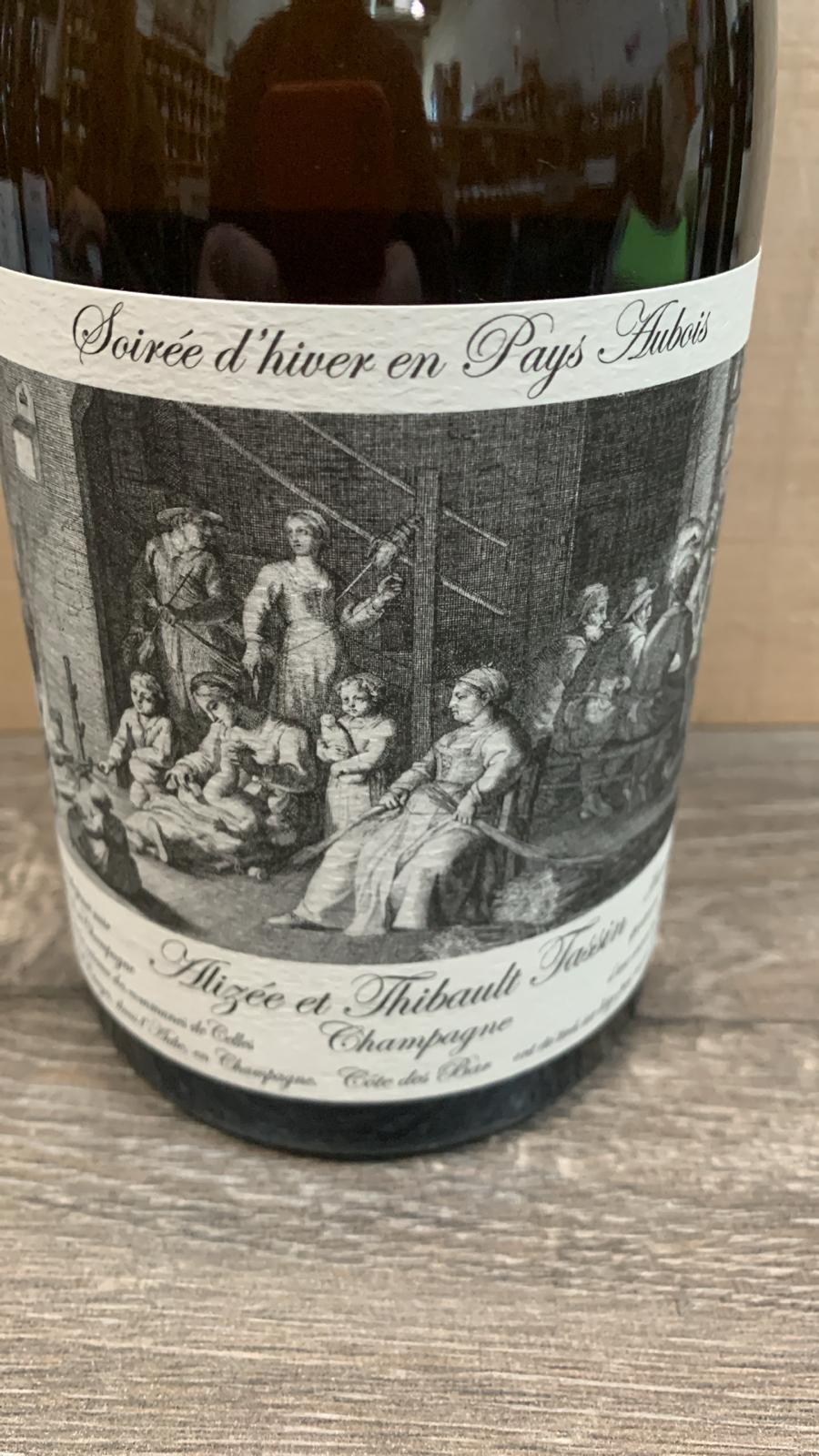 Champagne Alizée et Thibault Tassin Soirée d’Hiver en Pays Aubois 2022 Blanc de Noirs Brut Nature (Stand 06.11.2025)