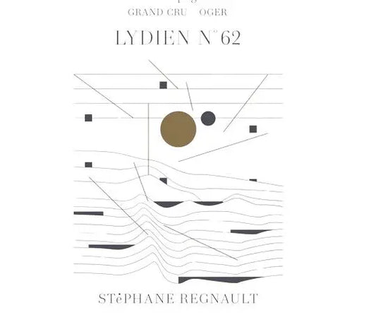 Stephane Regnaults 'Lydien N°45' Grand Cru Blanc de Blancs, eine biodynamische Cuvée aus 100% Chardonnay, inspiriert von Jazz und hergestellt in Oger.