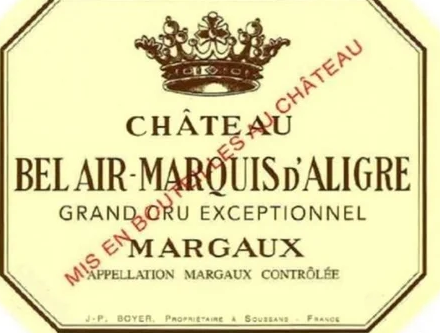 Chateau Bel Air Marquis d'Aligre 1986 Assaggi-Weinhandel