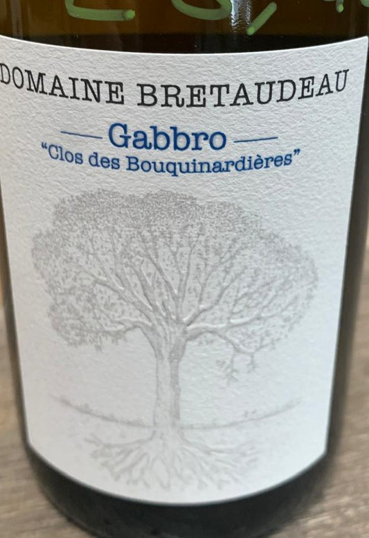 Flaschenetikett Domaine Bretaudeau Gabbro Clos des Bouquinardières 2023 – Melon de Bourgogne, Muscadet.