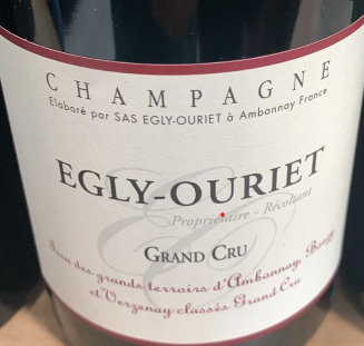 Egly-Ouriet Grand Cru Extra Brut, Basisjahrgang 2021, 48 Monate Hefelager und Dégorgement Juli 2026