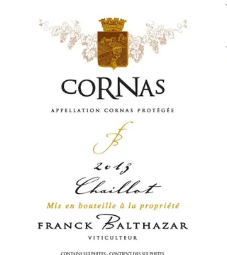 2020 Franck Balthazar Cornas Chaillot Assaggi-Weinhandel