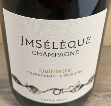 JM Sélèque Quintette Extra Brut Champagne mit Frontetikett aus Pierry in der Champagne