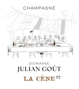 Champagne Julian Goût La Cène 22 Extra Brut – Pinot Noir aus Romery, Zusammenarbeit mit Aurélien Lurquin, 12 % Alkohol, enthält Sulfite. 15.10.2025