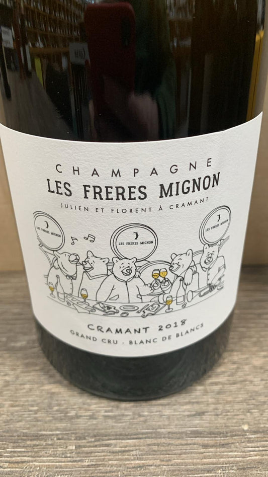 Les Freres Mignon Cramant Grand Cru champagne Extra Brut Millesime 2018