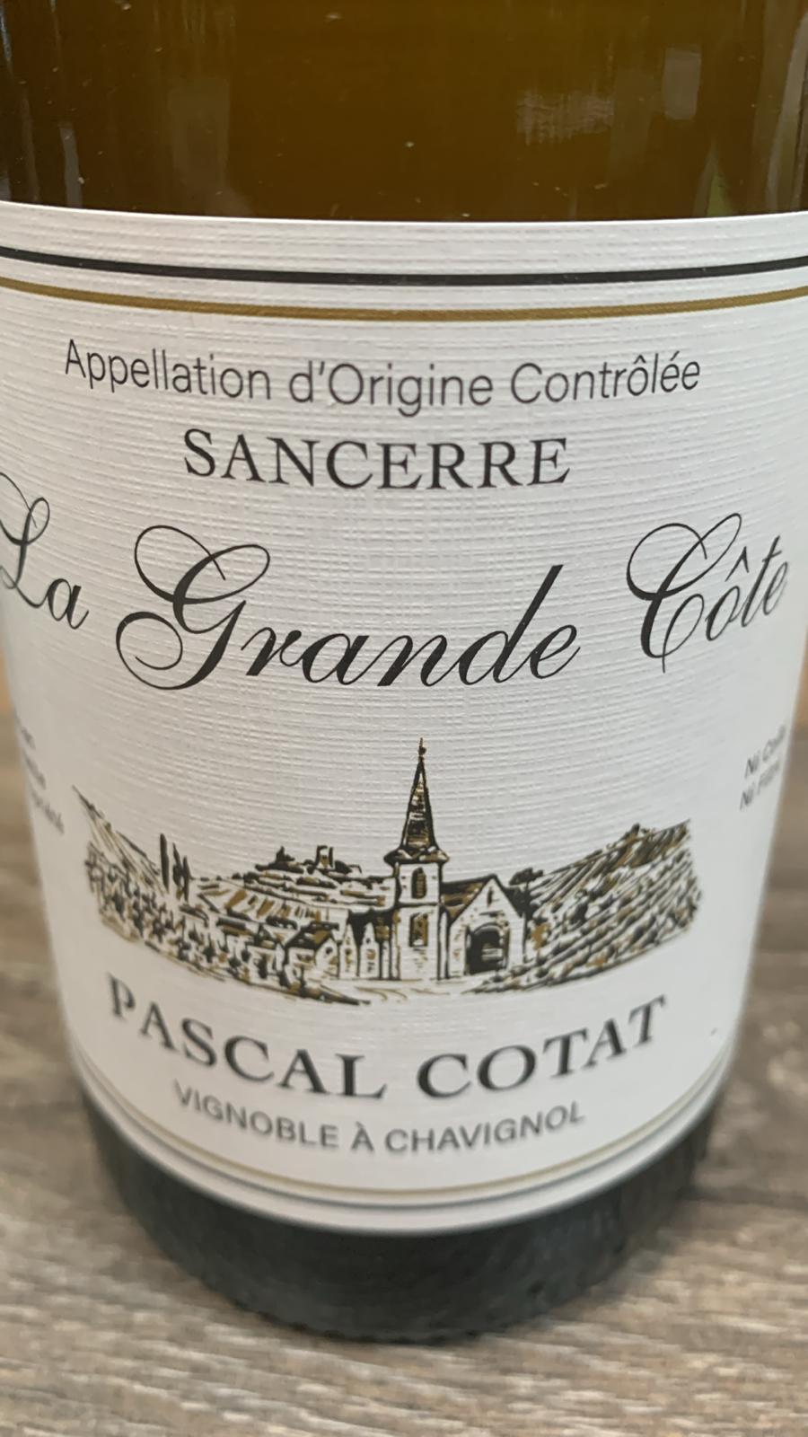 La Grande Côte 2024 Pascal Cotat – Sauvignon Blanc aus Chavignol