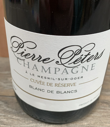 Pierre Péters Cuvée de Réserve Blanc de Blancs Grand Cru – Chardonnay-Champagner aus der Côte des Blancs, elegant, mineralisch und präzise. Stand: 09.07.2026