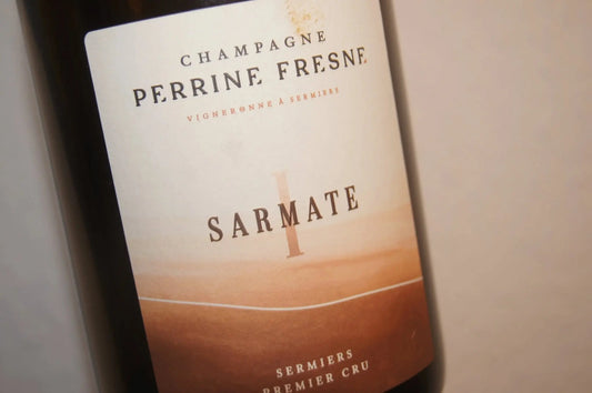 The label of Perrine Fresne Sarmate Premier cru