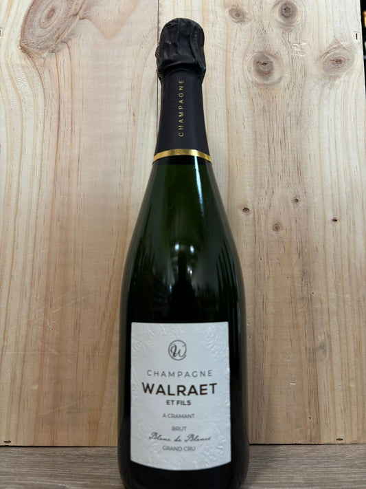 Champagne Walraet et Fils – Brut Grand Cru aus Cramant, Blanc de Blancs mit Frische, Mineralität und feiner Struktur.